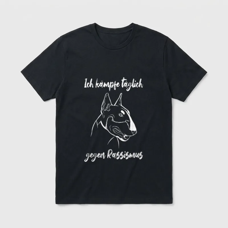 Bullterrier Miniatur Bullterrier Bullterrier T-Shirt – Klassisches T-Shirt in Schwarz