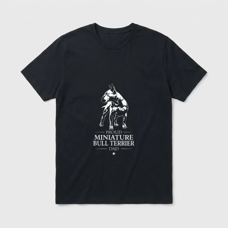 Proud Miniature Bull Terrier T-Shirt – Klassisches T-Shirt in Schwarz