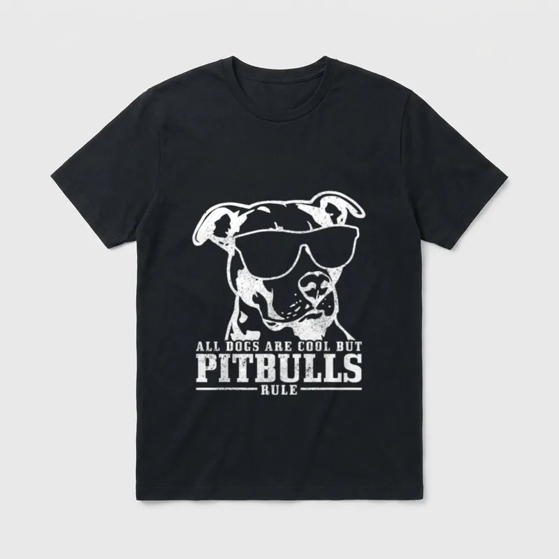 Pitbull Spruch Lustig Hund T-Shirt – Klassisches T-Shirt in Schwarz