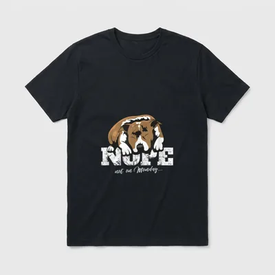 American Staffordshire Terrier T-Shirt 0130 – Klassisches T-Shirt in Schwarz