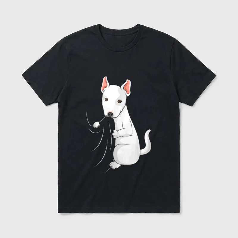 Bullterrier Liebhaber Hunde Liebe T-Shirt – Klassisches T-Shirt in Schwarz
