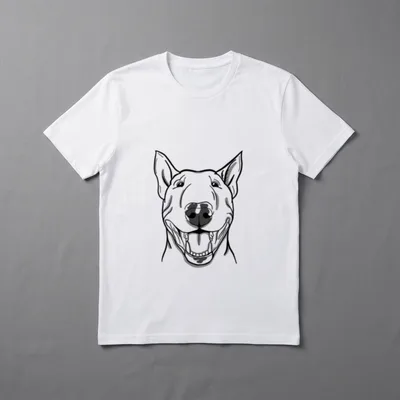 Bullterrier Hunde Design Geburtstag T-Shirt – Klassisches T-Shirt in Schwarz