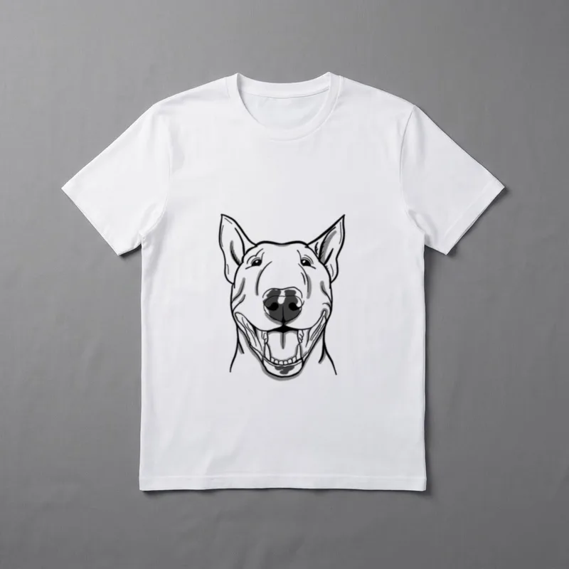 Bullterrier Hunde Design Geburtstag T-Shirt – Klassisches T-Shirt in Schwarz