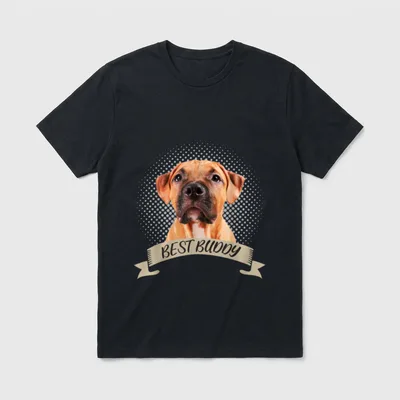 Bester Freund des American T-Shirt – Klassisches T-Shirt in Schwarz