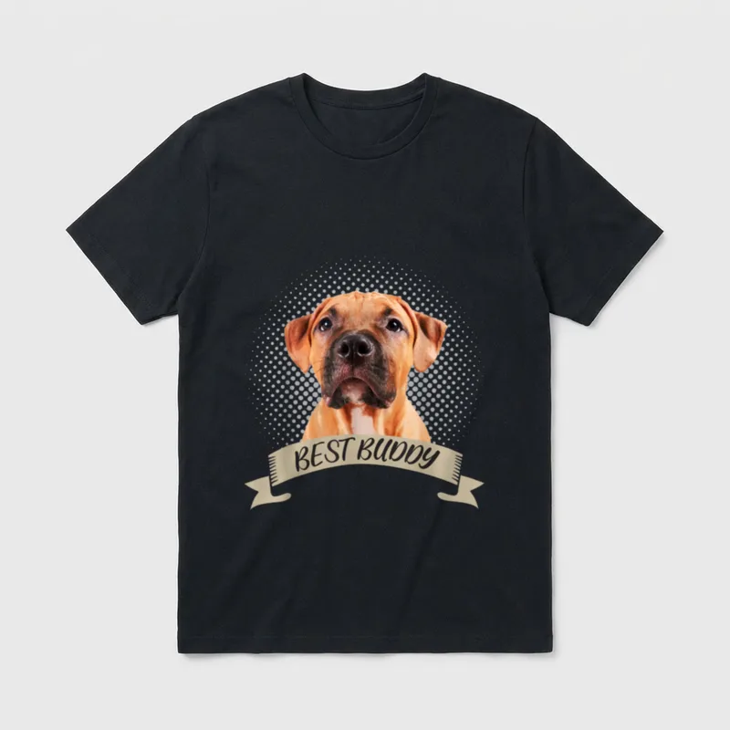 Bester Freund des American T-Shirt – Klassisches T-Shirt in Schwarz