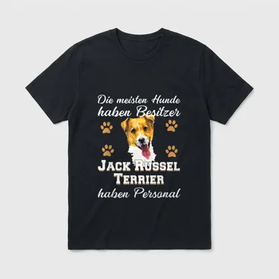 Lustiges Jack Russel Terrier T-Shirt – Klassisches T-Shirt in Schwarz