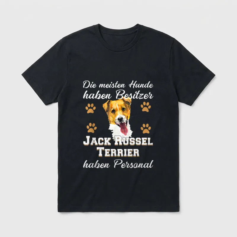 Lustiges Jack Russel Terrier T-Shirt – Klassisches T-Shirt in Schwarz
