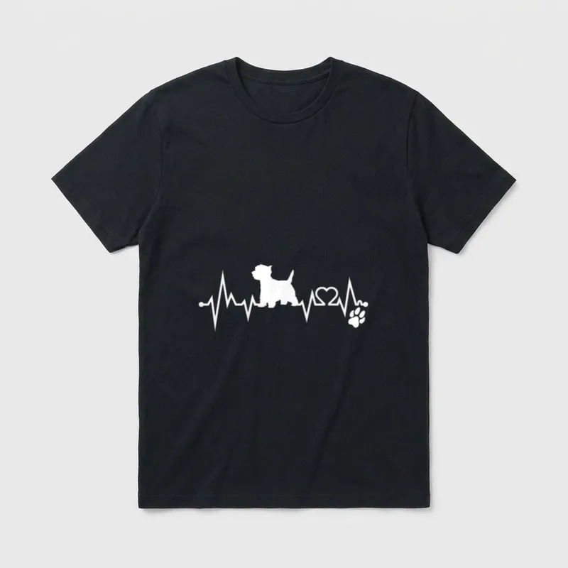 Westie Gifts Männer Frauen T-Shirt – Klassisches T-Shirt in Schwarz