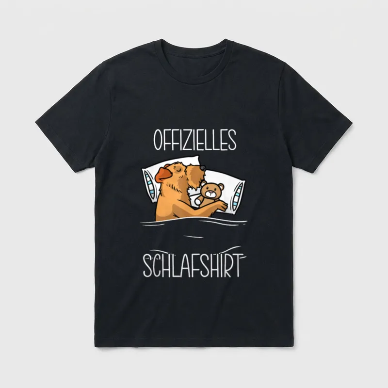 Irish Terrier Kuscheltier Offizielles T-Shirt – Klassisches T-Shirt in Schwarz