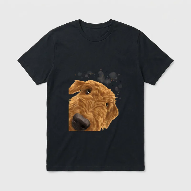 Hund Airedale Terrier Weitere Terrier T-Shirt – Klassisches T-Shirt in Schwarz