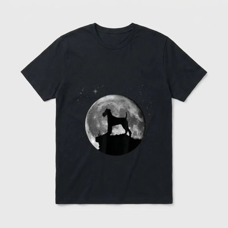 Irish Terrier Hunde T-Shirt – Klassisches T-Shirt in Schwarz