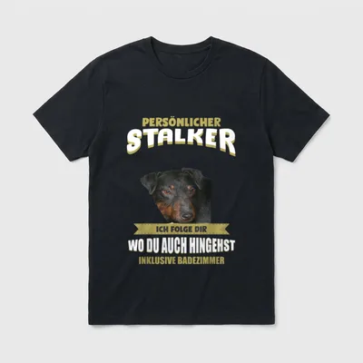 Deutscher Jagdterrier Jagdterrier Hund T-Shirt – Klassisches T-Shirt in Schwarz