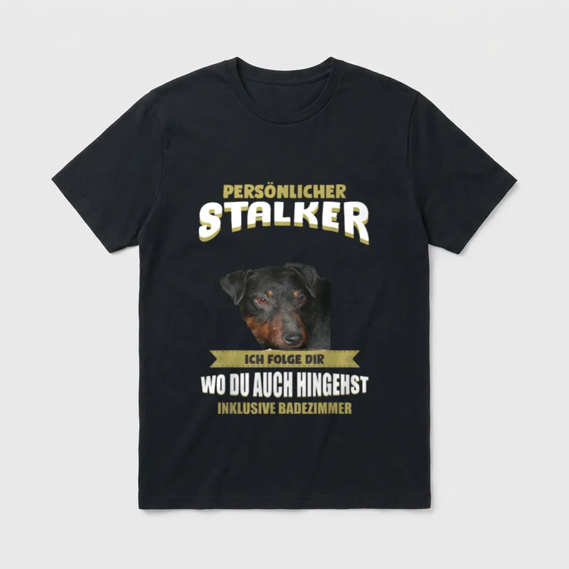 Deutscher Jagdterrier Jagdterrier Hund T-Shirt – Klassisches T-Shirt in Schwarz