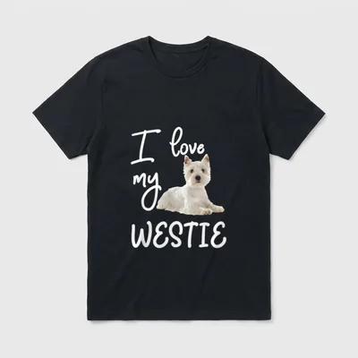 West Highland Terrier ich T-Shirt – Klassisches T-Shirt in Schwarz