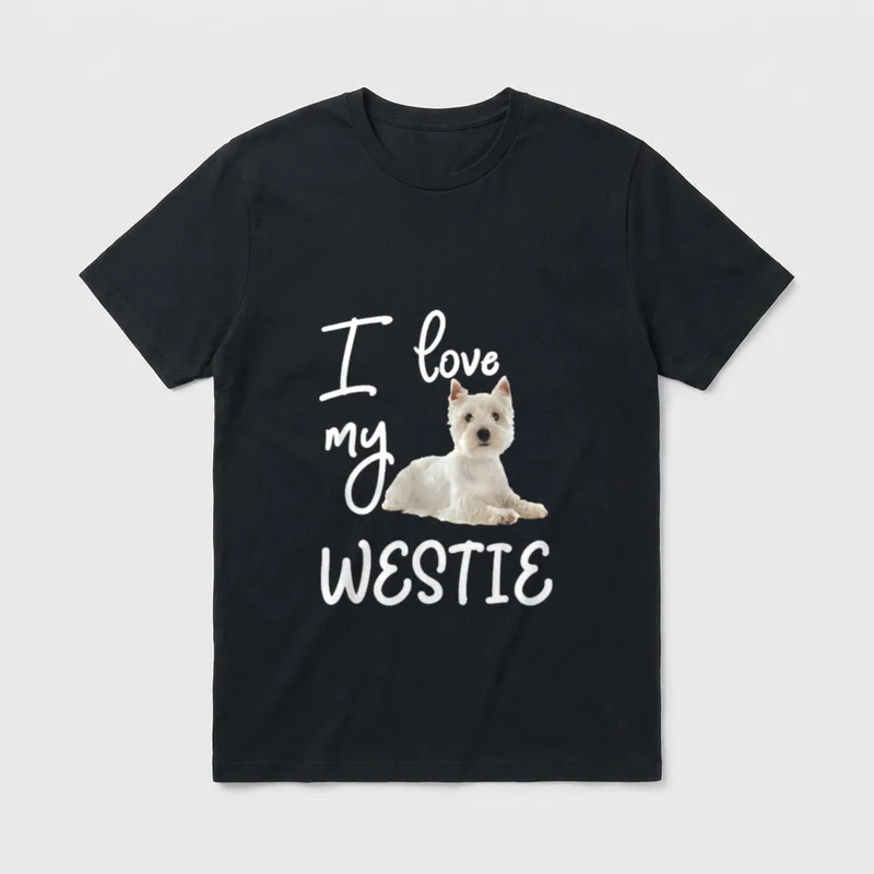 West Highland Terrier ich T-Shirt – Klassisches T-Shirt in Schwarz