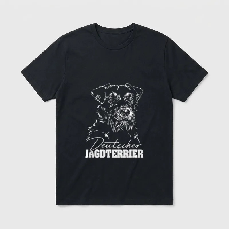 Deutscher Jagdterrier Hund Hunde Weitere Terrier T-Shirt – Klassisches T-Shirt in Schwarz