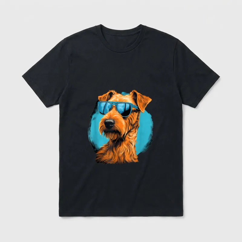 Cool Irish Terrier Irish T-Shirt – Klassisches T-Shirt in Schwarz