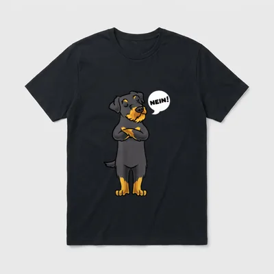 Sturer Deutscher Jagdterrier Hund T-Shirt – Klassisches T-Shirt in Schwarz