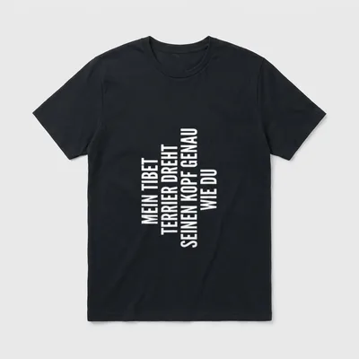Tibet Terrier Hund Besitzer T-Shirt – Klassisches T-Shirt in Schwarz