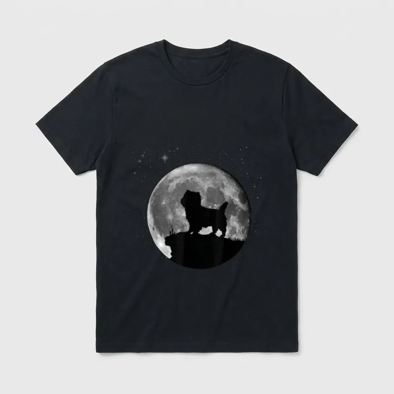 Cairn Terrier Hunde T-Shirt – Klassisches T-Shirt in Schwarz