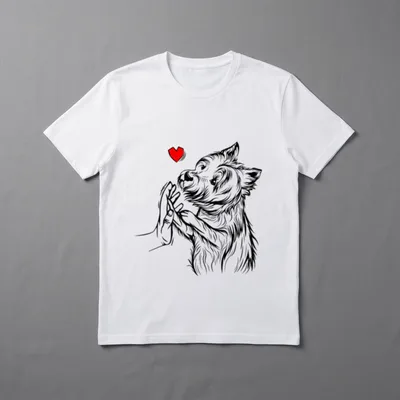 West Highland White Terrier Liebe T-Shirt – Klassisches T-Shirt in Schwarz