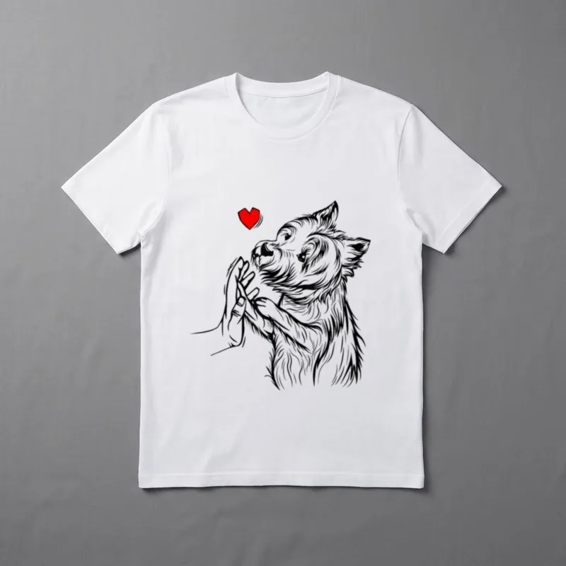 West Highland White Terrier Liebe T-Shirt – Klassisches T-Shirt in Schwarz