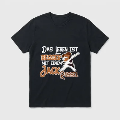 Lustiger Spruch Hunde-Besitzer Jack T-Shirt – Klassisches T-Shirt in Schwarz