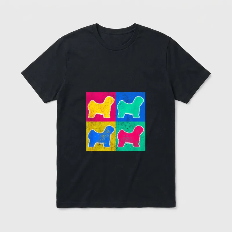 Tibet-Terrier Weitere Terrier T-Shirt – Klassisches T-Shirt in Schwarz