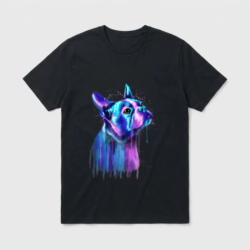 Boston-Terrier-Hund für eine Boston-Terrier-Mutter T-Shirt – Klassisches T-Shirt in Schwarz