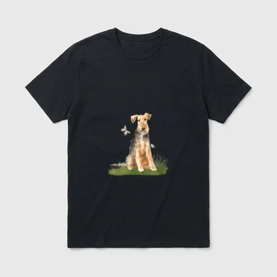 Cute Welsh Terrier T-Shirt – Klassisches T-Shirt in Schwarz