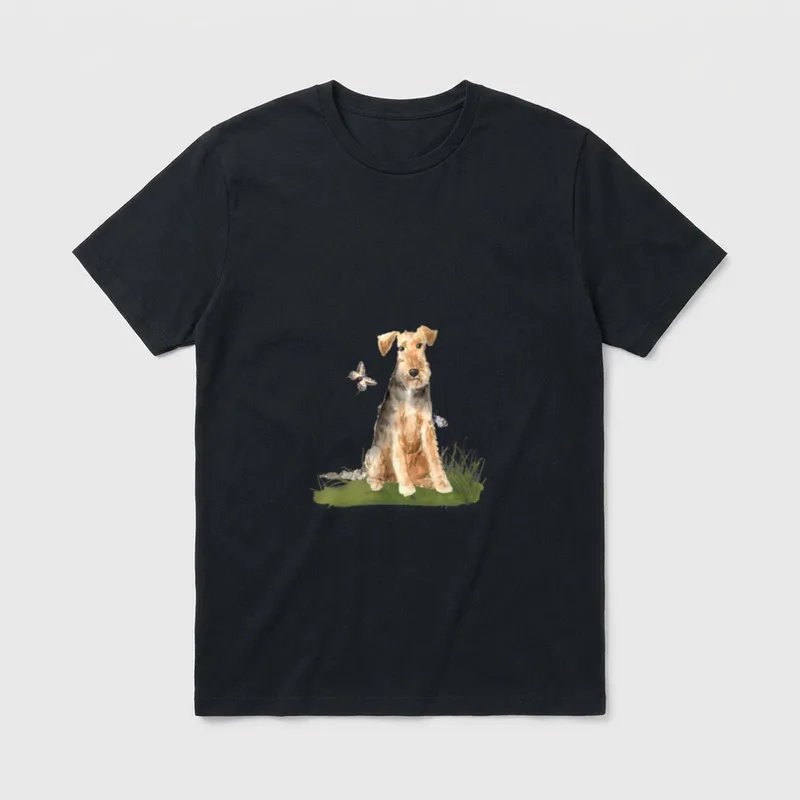 Cute Welsh Terrier T-Shirt – Klassisches T-Shirt in Schwarz