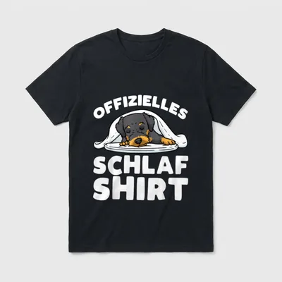 Deutscher Jagdterrier Hund Offizielles T-Shirt – Klassisches T-Shirt in Schwarz