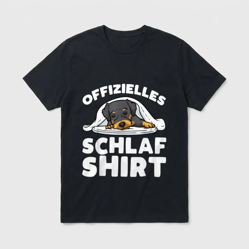 Deutscher Jagdterrier Hund Offizielles T-Shirt – Klassisches T-Shirt in Schwarz