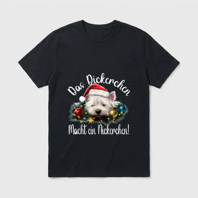 West Highland White Terrier Weitere Terrier T-Shirt – Klassisches T-Shirt in Schwarz