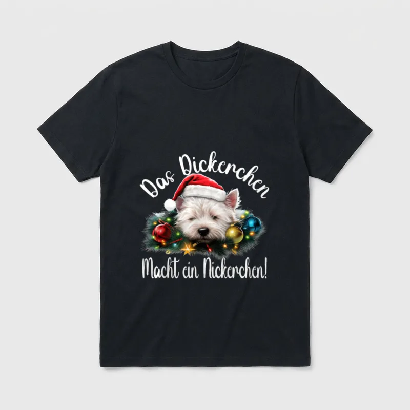 West Highland White Terrier Weitere Terrier T-Shirt – Klassisches T-Shirt in Schwarz
