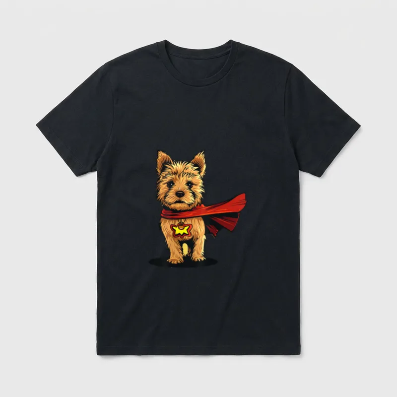 Norwich Terrier Hund Norwich T-Shirt – Klassisches T-Shirt in Schwarz