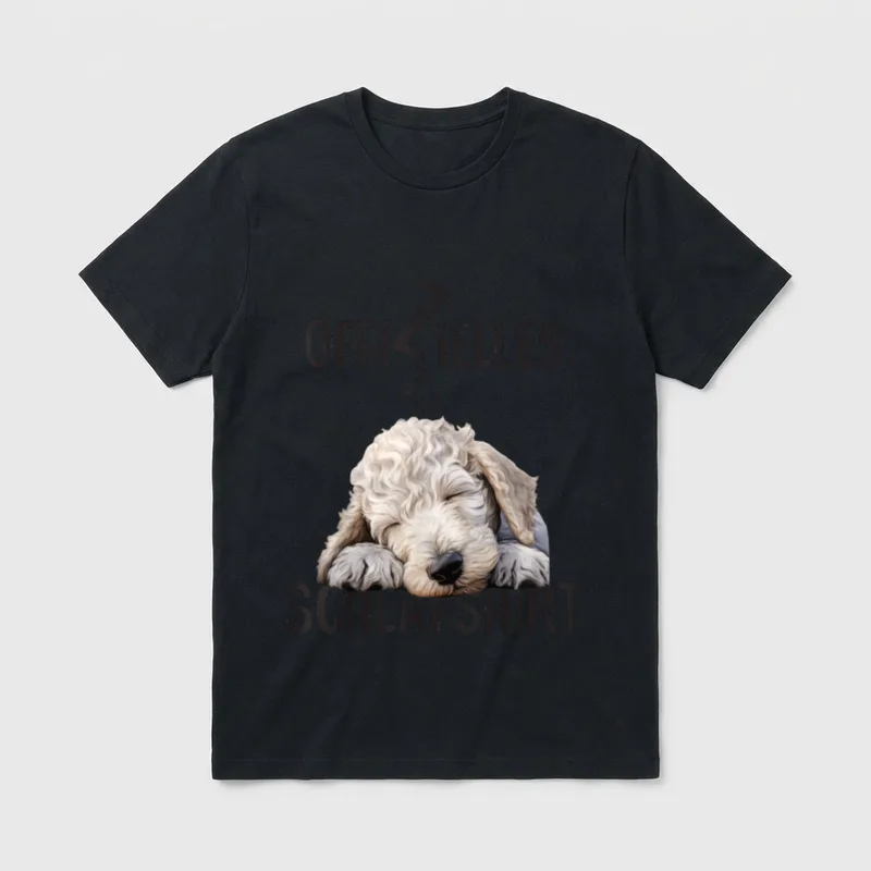 Offizielles Schlafshirt Bedlington Terrier T-Shirt – Klassisches T-Shirt in Schwarz