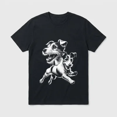 Süßer Jack Russel Terrier T-Shirt – Klassisches T-Shirt in Schwarz