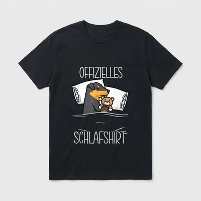 Jagdterrier Kuscheltier Hund Offizielles T-Shirt – Klassisches T-Shirt in Schwarz