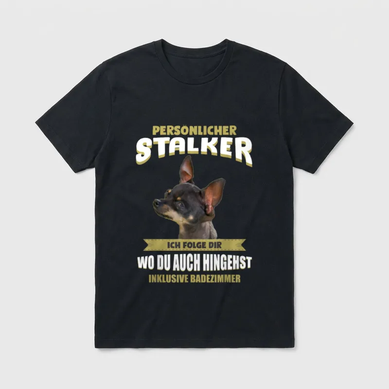Russkiy Toy Terrier Russkiy Toy Terrier Hund T-Shirt – Klassisches T-Shirt in Schwarz