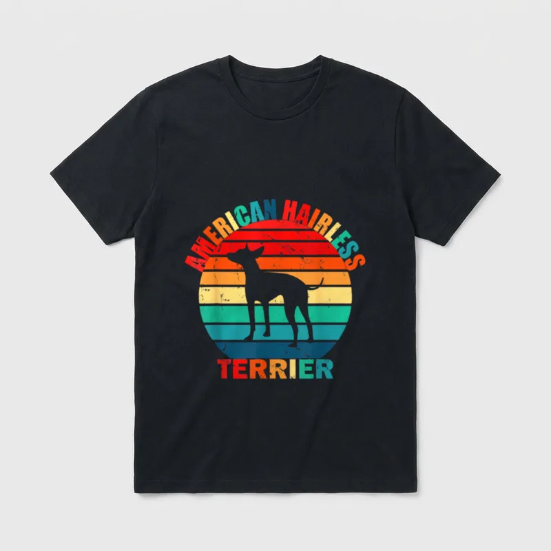 American Hairless Terrier Hund T-Shirt – Klassisches T-Shirt in Schwarz