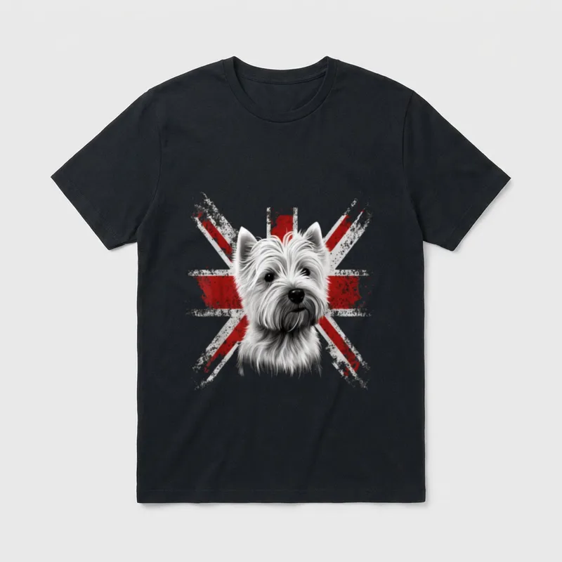 Britisch UK Westie Grossbritannien T-Shirt – Klassisches T-Shirt in Schwarz