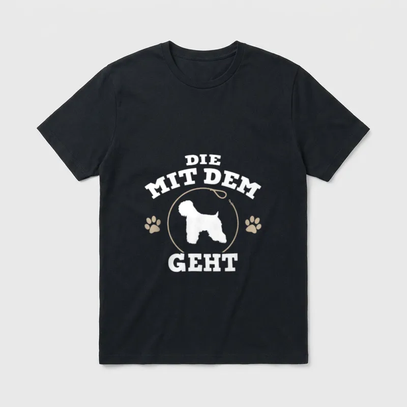 Die mit dem Irish T-Shirt – Klassisches T-Shirt in Schwarz