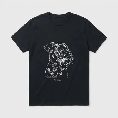 Airedale Terrier Hund Hunde fun T-Shirt – Klassisches T-Shirt in Schwarz