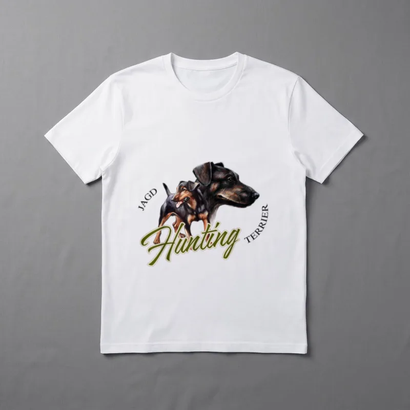 Jagdterrier Jagdhund T-Shirt – Klassisches T-Shirt in Schwarz