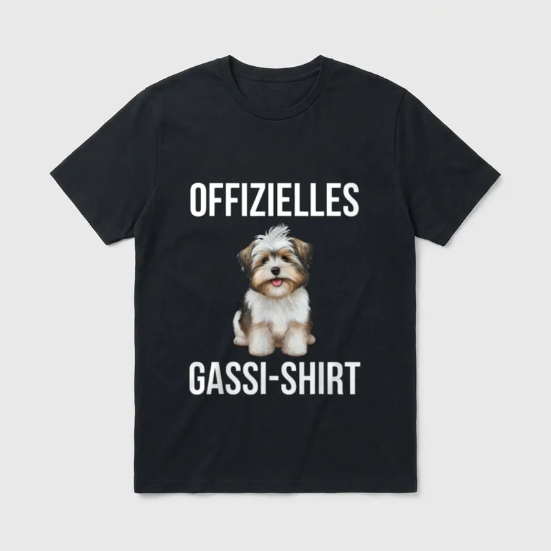 Offizielles Gassi Hundehalter Tibet T-Shirt – Klassisches T-Shirt in Schwarz