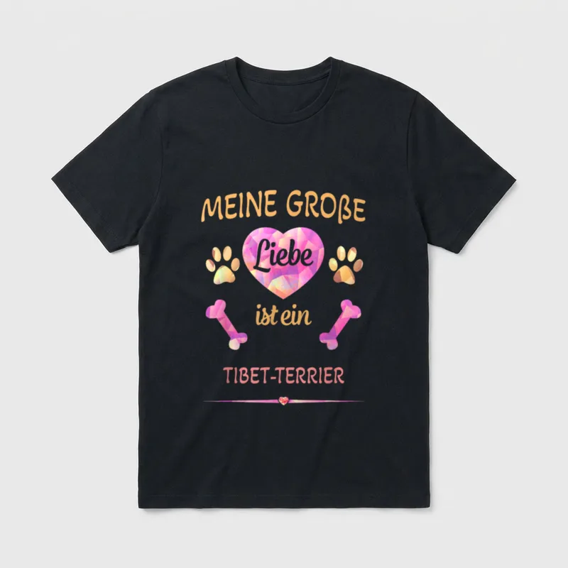 Meine große Liebe ist Weitere Terrier T-Shirt – Klassisches T-Shirt in Schwarz