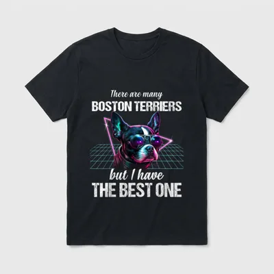 Boston Terrier Hund Boston T-Shirt – Klassisches T-Shirt in Schwarz