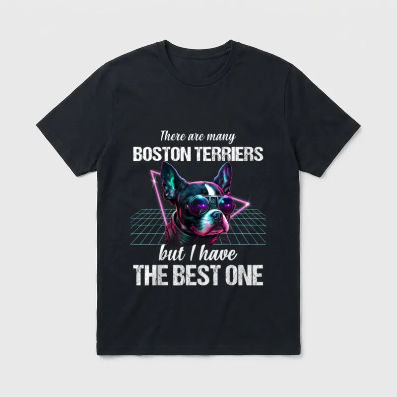 Boston Terrier Hund Boston T-Shirt – Klassisches T-Shirt in Schwarz