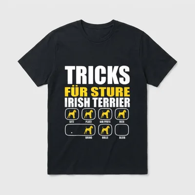Tricks Für Sture Irish T-Shirt – Klassisches T-Shirt in Schwarz